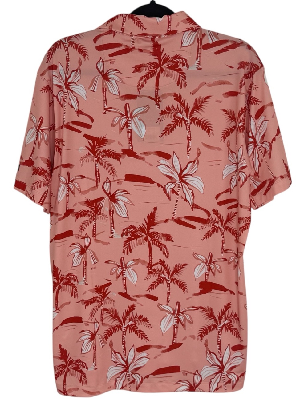 Bad Birdie Men’s Short Sleeve Golf Polo Ricky Rose Print Size Large NEW - Picture 2 of 12
